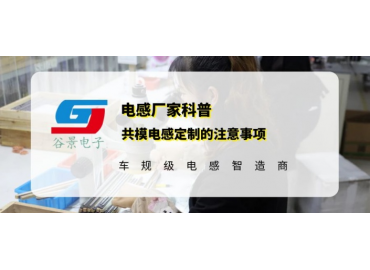 谷景科普共模电感定制的注意事项